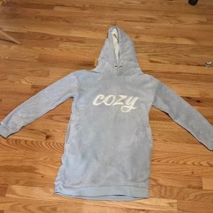 Sherpa hoodie blanket